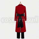 Grell Sutcliff cosplay costume from Black Butler, back view