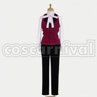 Grell Sutcliff cosplay costume from Black Butler, front view 2