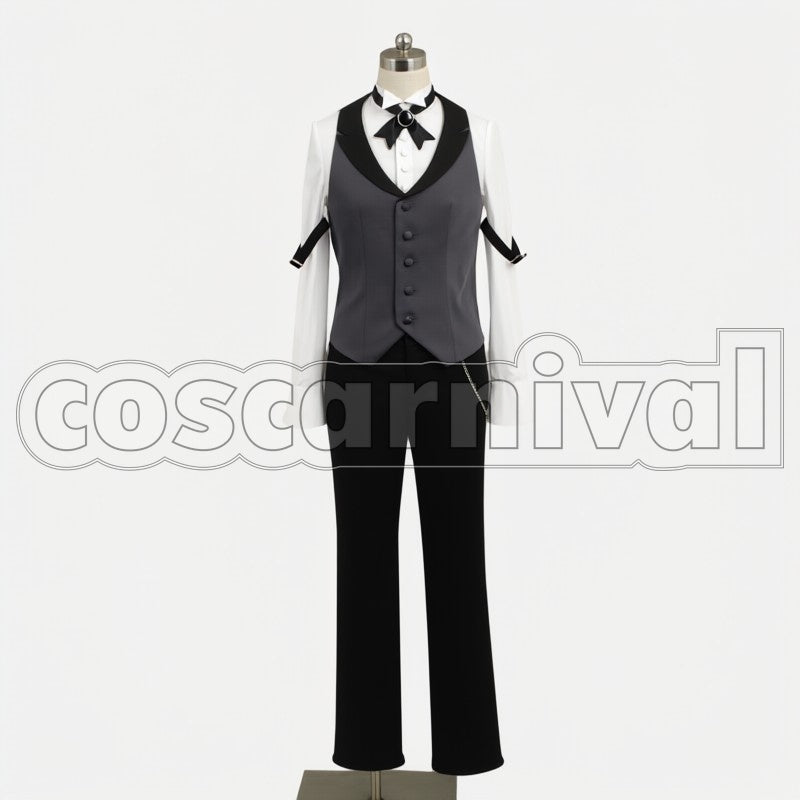 Claude Faustus cosplay costume from Black Butler II, front view 2