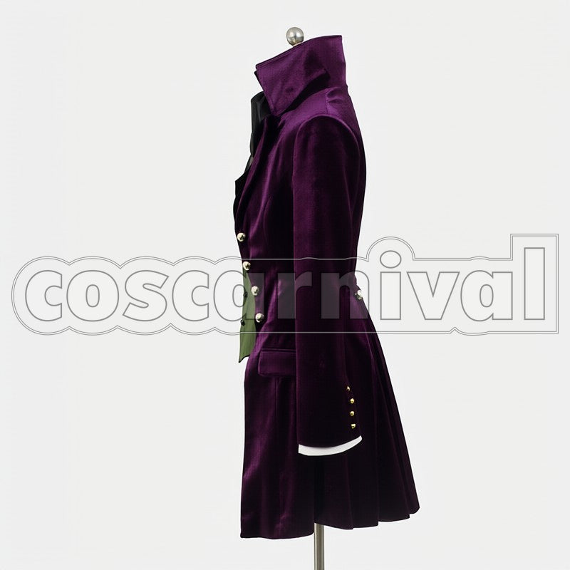 Alois Trancy Deluxe cosplay costume from Black Butler II, side view 2