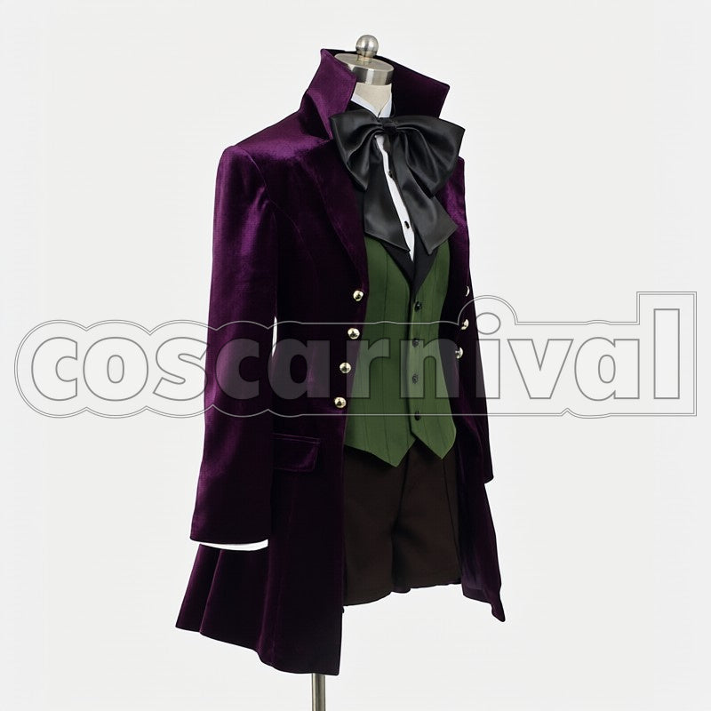 Alois Trancy Deluxe cosplay costume from Black Butler II, side view