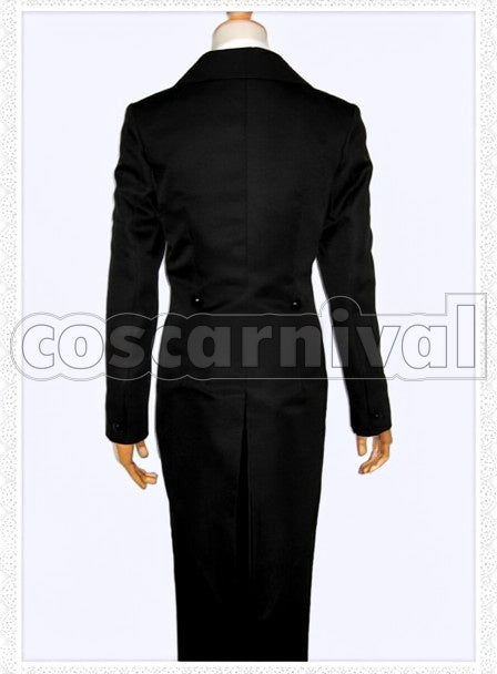 Tailcoat cosplay costume from Black Butler, back view