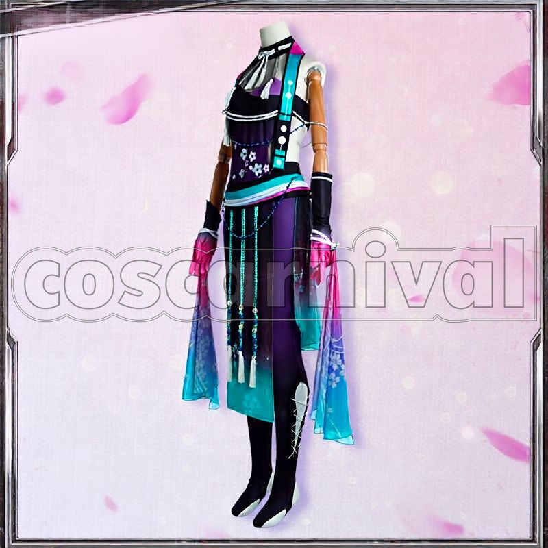 Theater Starless Team C Qu Hana Hodoku Cosplay cosplay costume from Black Star:, side view