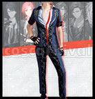 Theater Starless Team P Menou Cosplay cosplay costume from Black Star:, front view 2