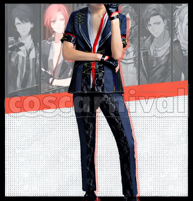 Theater Starless Team P Menou Cosplay cosplay costume from Black Star:, front view 4