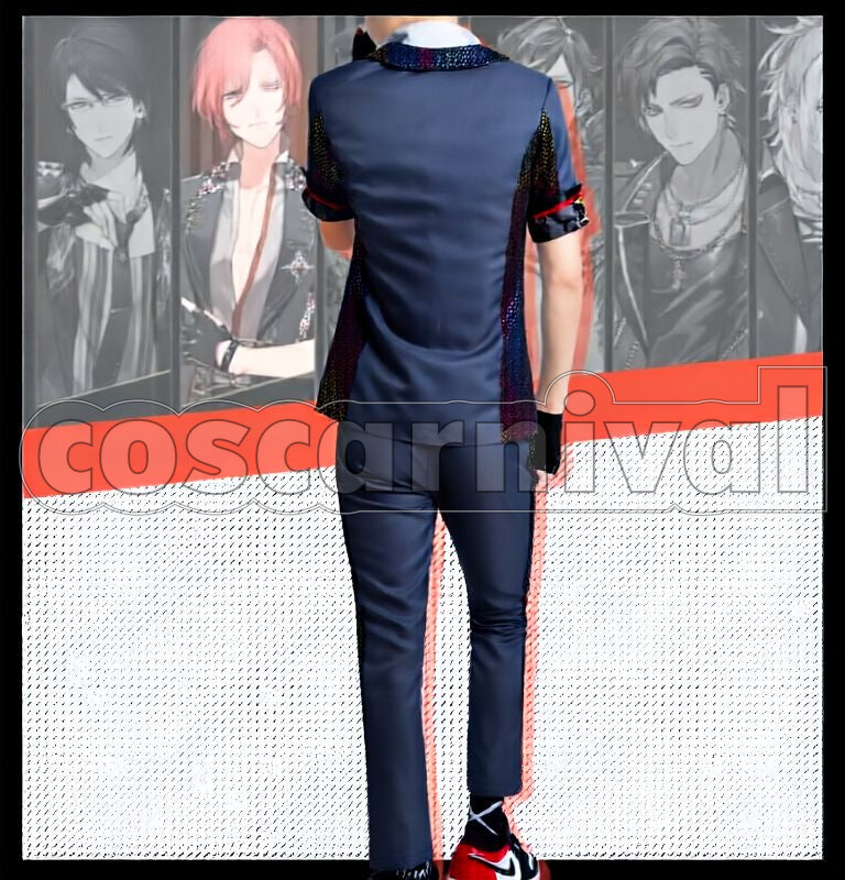 Theater Starless Team P Menou Cosplay cosplay costume from Black Star:, back view
