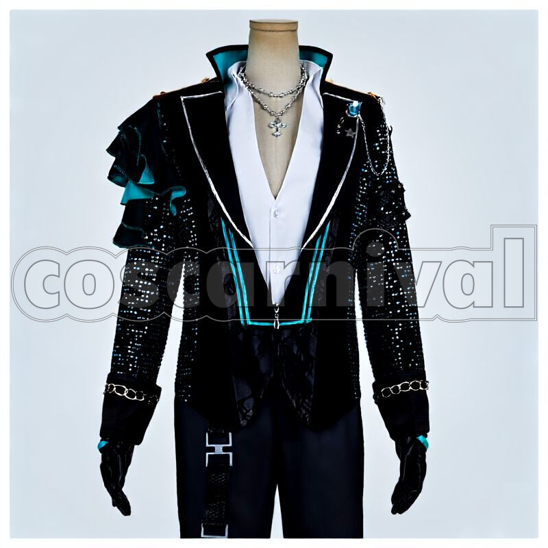 Theater Starless Team P Rindou Cosplay cosplay costume from Black Star:, front view 1