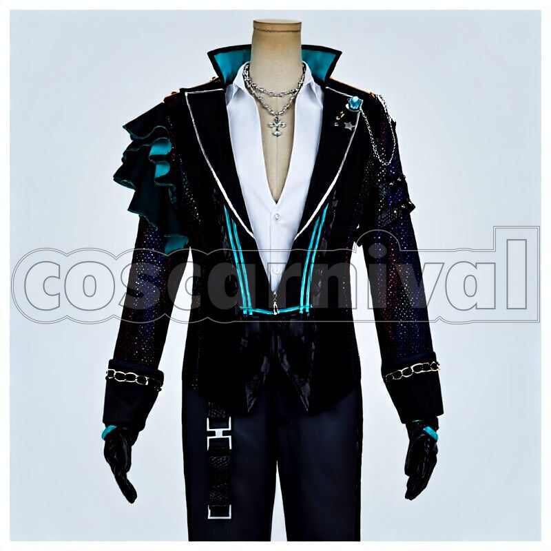 Theater Starless Team P Rindou Cosplay cosplay costume from Black Star:, front view 1