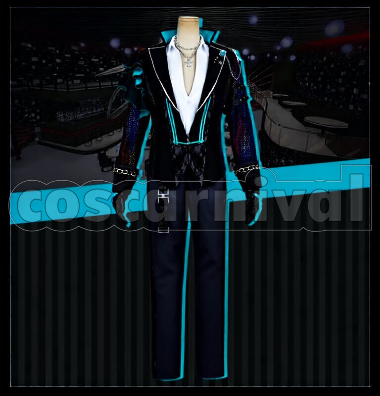 Theater Starless Team P Rindou Cosplay cosplay costume from Black Star:, front view 2