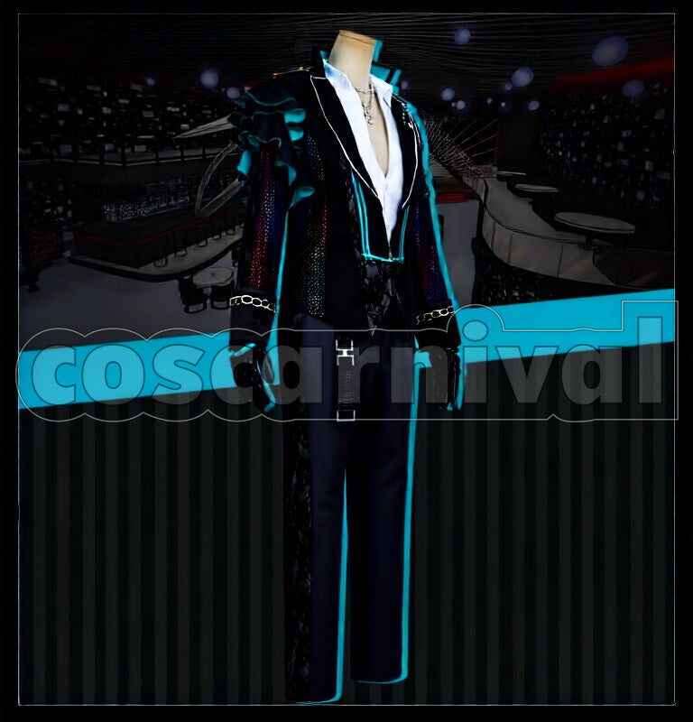 Theater Starless Team P Rindou Cosplay cosplay costume from Black Star:, front view 3