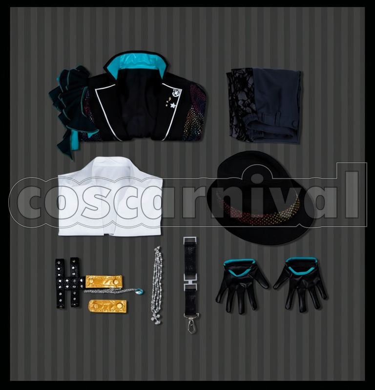 Theater Starless Team P Rindou Cosplay cosplay costume from Black Star:, set view