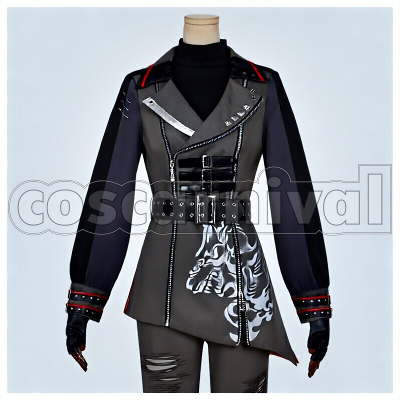 Theater Starless Team W Mokuren Cosplay cosplay costume from Black Star:, front view 1