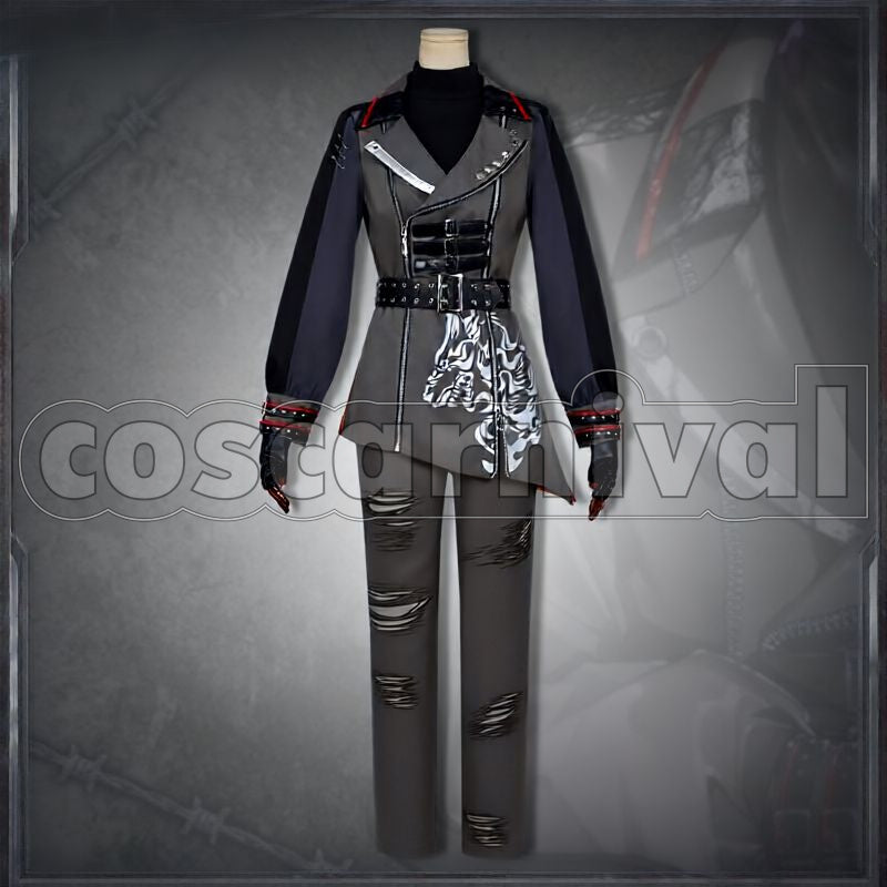 Theater Starless Team W Mokuren Cosplay cosplay costume from Black Star:, front view 2