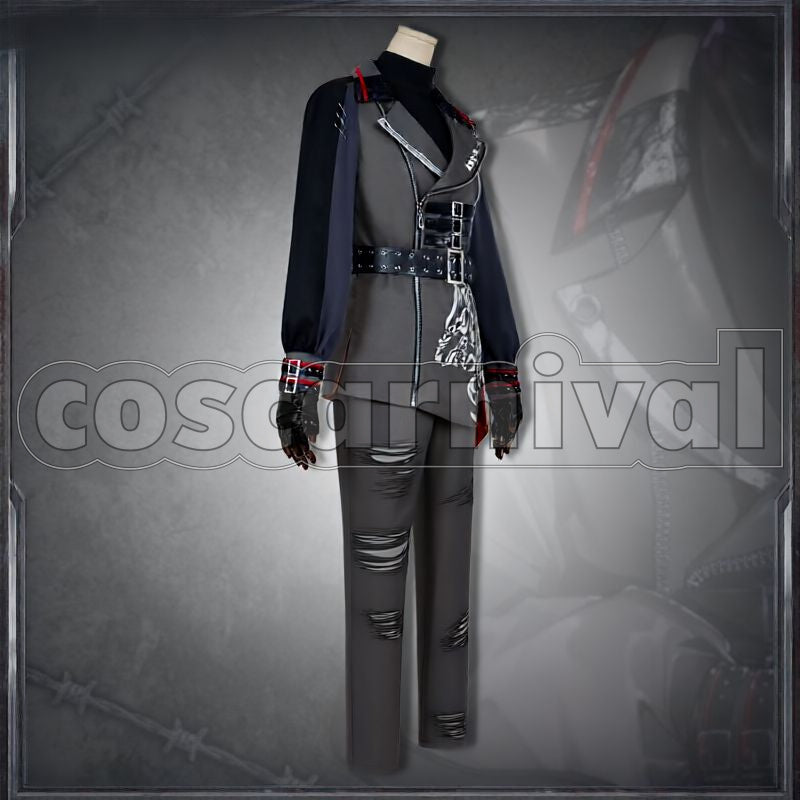 Theater Starless Team W Mokuren Cosplay cosplay costume from Black Star:, front view 3