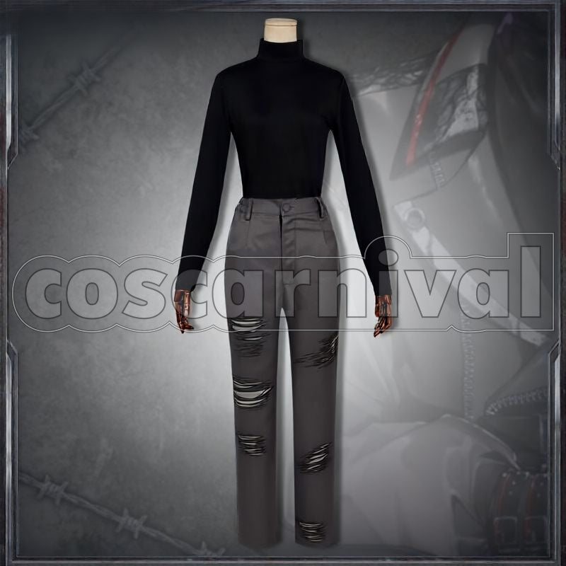 Theater Starless Team W Mokuren Cosplay cosplay costume from Black Star:, front view 5