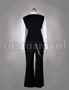 Hazama Yuuki Terumi cosplay costume from BlazBlue, back view
