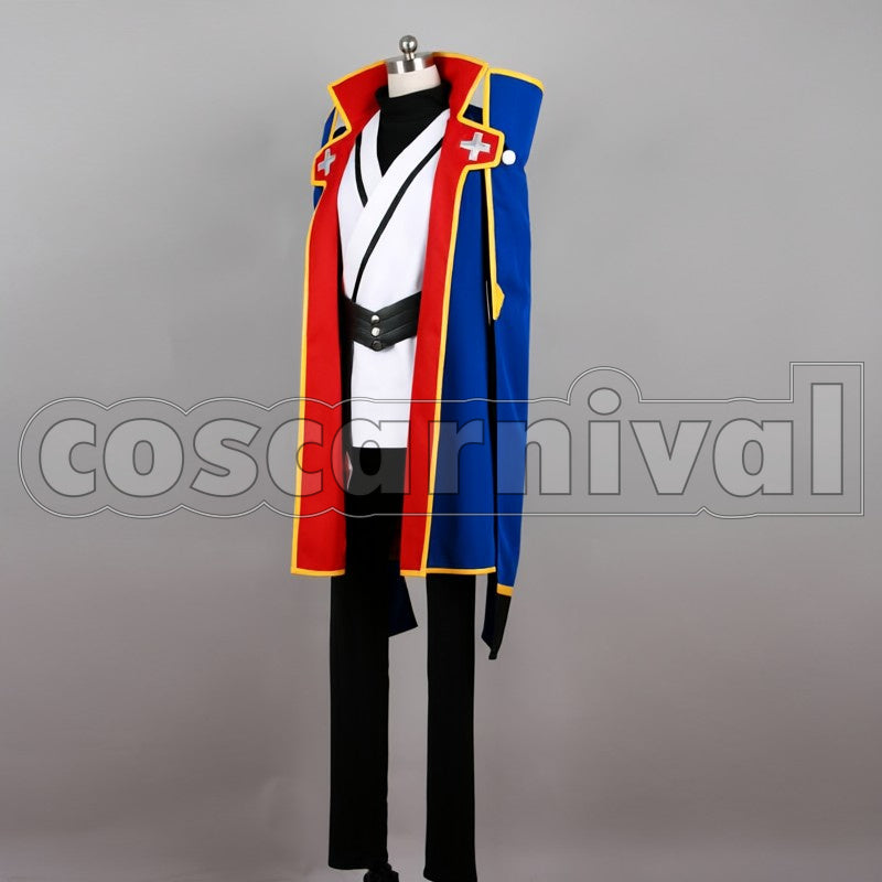 Jin furusetto cosplay costume from BlazBlue, front view 2