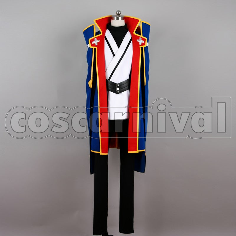 Jin furusetto cosplay costume from BlazBlue, front view