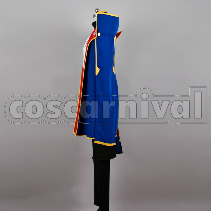 Jin furusetto cosplay costume from BlazBlue, side view 3