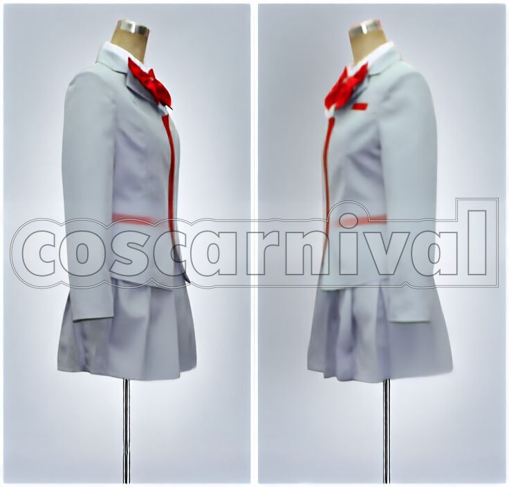 High School Girls' School Uniform Cosplay cosplay costume from Bleach Karakura, side view