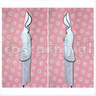Gilga Arrancar Espada with Eyepatch Cosplay cosplay costume from Bleach Nnoitra, side view