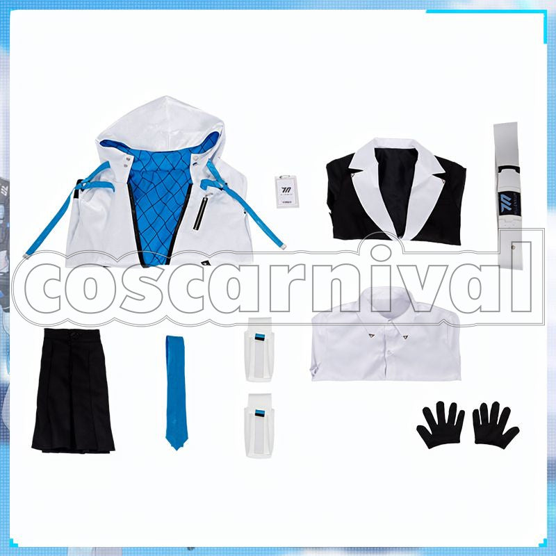 Hayase Yuuka Cosplay cosplay costume from Blue Archive, set view