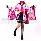 Hyakkiyako Alliance Academy 1st Year Ninjutsu Research Club Kuda Izuna Cosplay cosplay costume from Blue Archive, front view 2