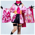 Hyakkiyako Alliance Academy 1st Year Ninjutsu Research Club Kuda Izuna Cosplay cosplay costume from Blue Archive, front view 1