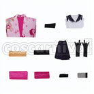 Hyakkiyako Alliance Academy 1st Year Ninjutsu Research Club Kuda Izuna Cosplay cosplay costume from Blue Archive, set view