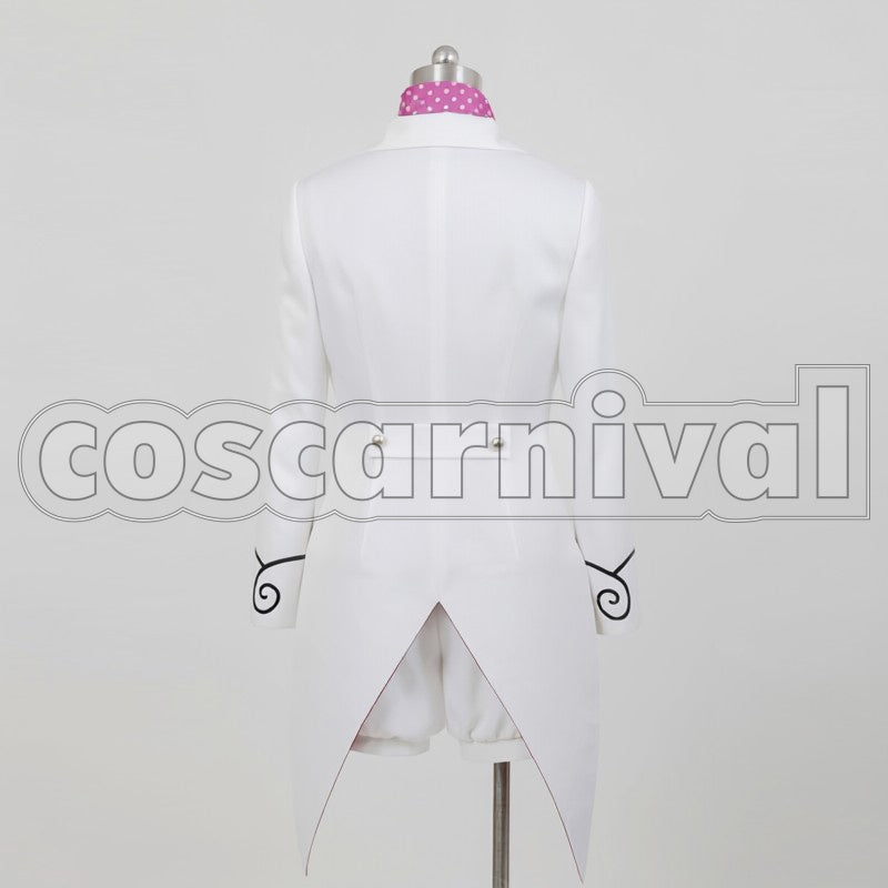 Pheles cosplay costume from Blue Exorcist Mephisto, back view 2