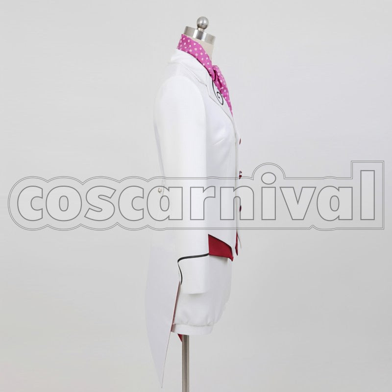Pheles cosplay costume from Blue Exorcist Mephisto, side view 2