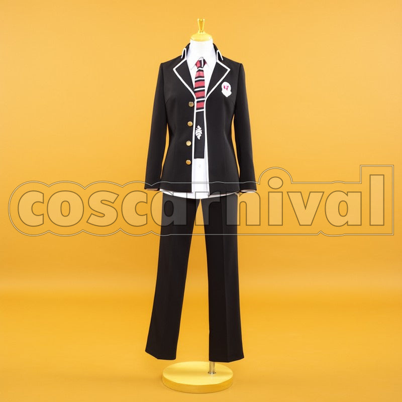 Okumura cosplay costume from Blue Exorcist Rin, front view 2