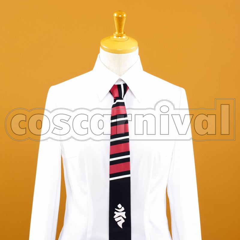 Okumura cosplay costume from Blue Exorcist Rin, front view 4