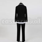 Okumura cosplay costume from Blue Exorcist Rin, back view
