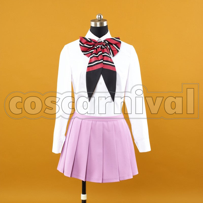 Moriyama True Cross Academy Girls cosplay costume from Blue Exorcist Shiemi, front view 2
