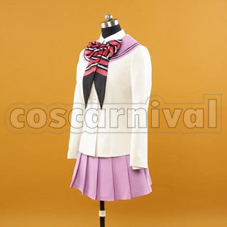 Moriyama True Cross Academy Girls cosplay costume from Blue Exorcist Shiemi, side view