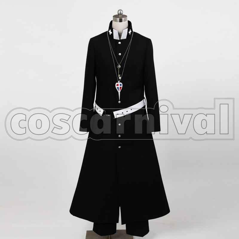 Shiro Fujimoto cosplay costume from Blue Exorcist, front view