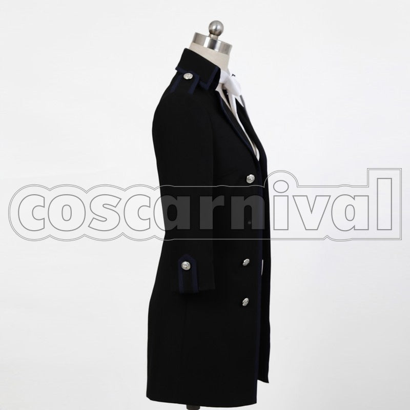 True Cross Order Shura Kirigakure cosplay costume from Blue Exorcist, side view