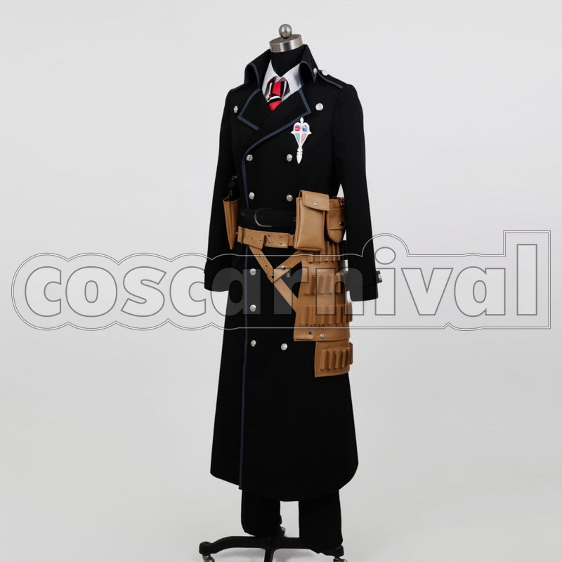 Okumura cosplay costume from Blue Exorcist Yukio, front view 2