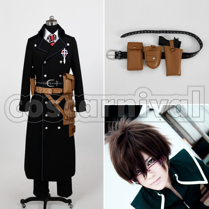 Yukio Okumura cosplay costume from Blue Exorcist, front view