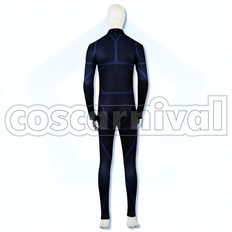 Practice Uniform Customizable Number & Name Cosplay cosplay costume from Blue Lock, back view 2