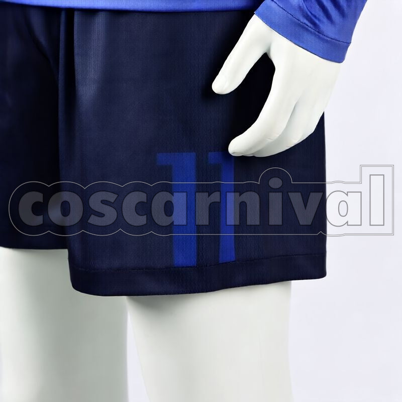 Uniform Customizable Number & Name Cosplay cosplay costume from Blue Lock, detail-2