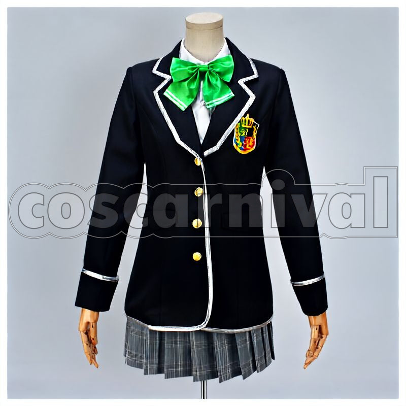 ) Girls' School Uniform Cosplay cosplay costume from Boyfriend (Kari, front view 1