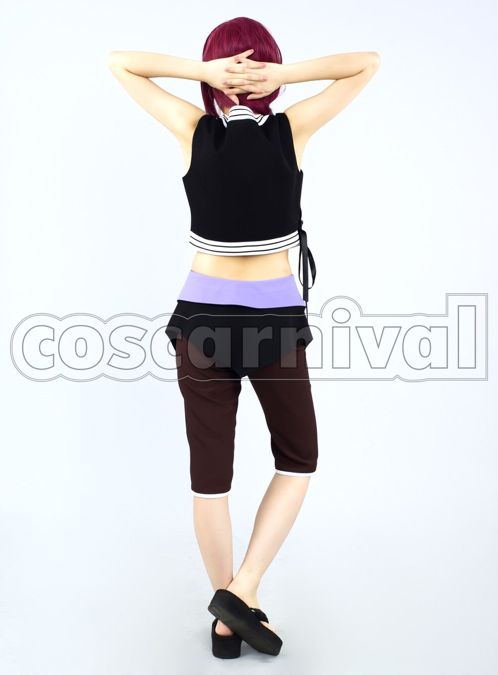 Sanada Ten Braves Kamanosuke Yuri cosplay costume from Brave10, back view 2