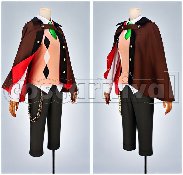 Alchemist Chūya Nakahara Cosplay cosplay costume from Bungo and, front view 2