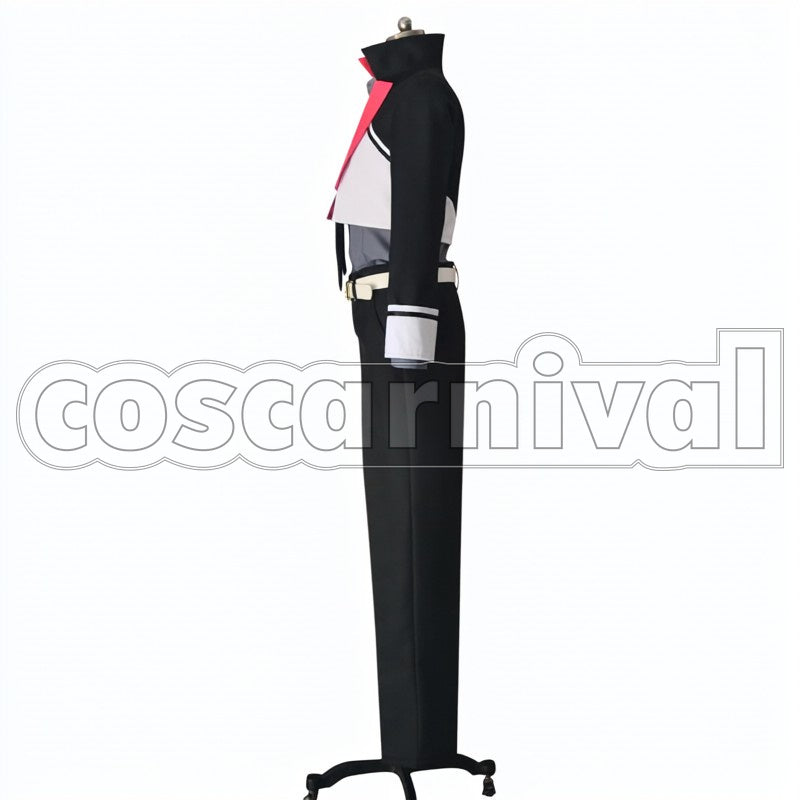 Doppo Kunikida cosplay costume from Bungo and Alchemist, side view
