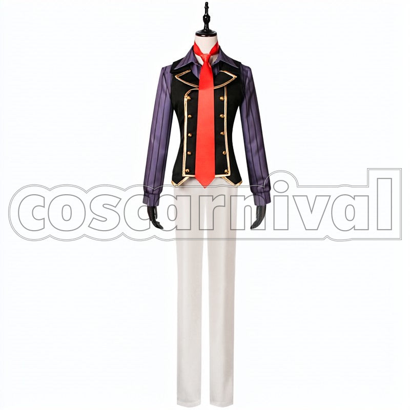 Osamu Dazai cosplay costume from Bungo and Alchemist, front view 2