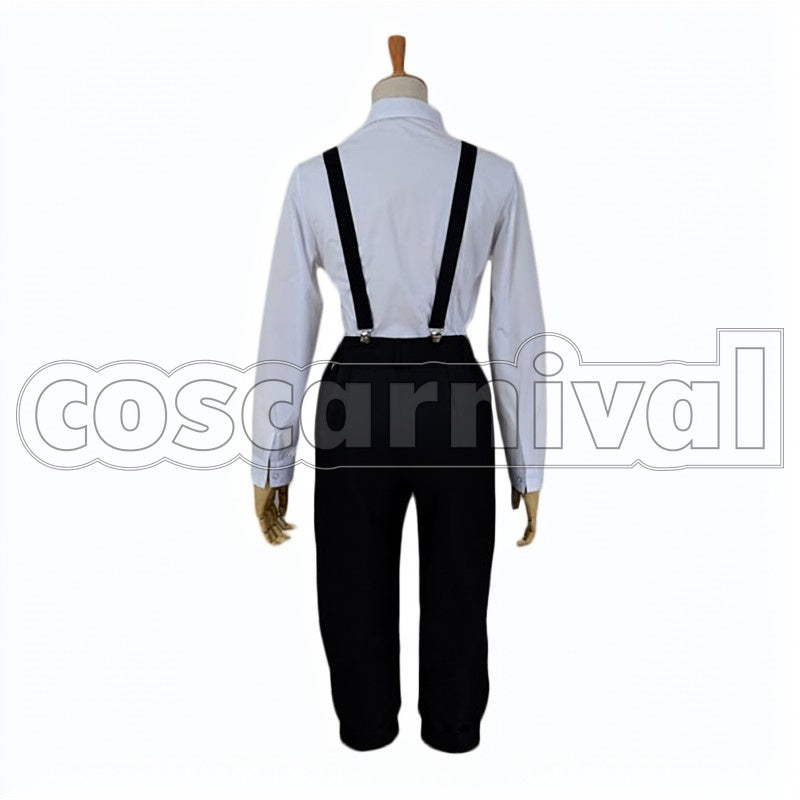Atsushi Nakajima cosplay costume from Bungo Stray Dogs, back view