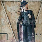 Chuya Nakahara cosplay costume from Bungo Stray Dogs, front view 4