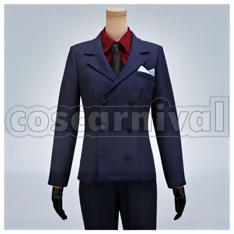 Dogs Chūya Nakahara Suit Cosplay cosplay costume from Bungo Stray, front view 1